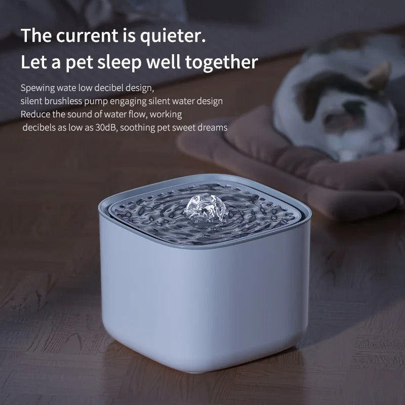 3L Cat Water Fountain, Quiet & Filtered
